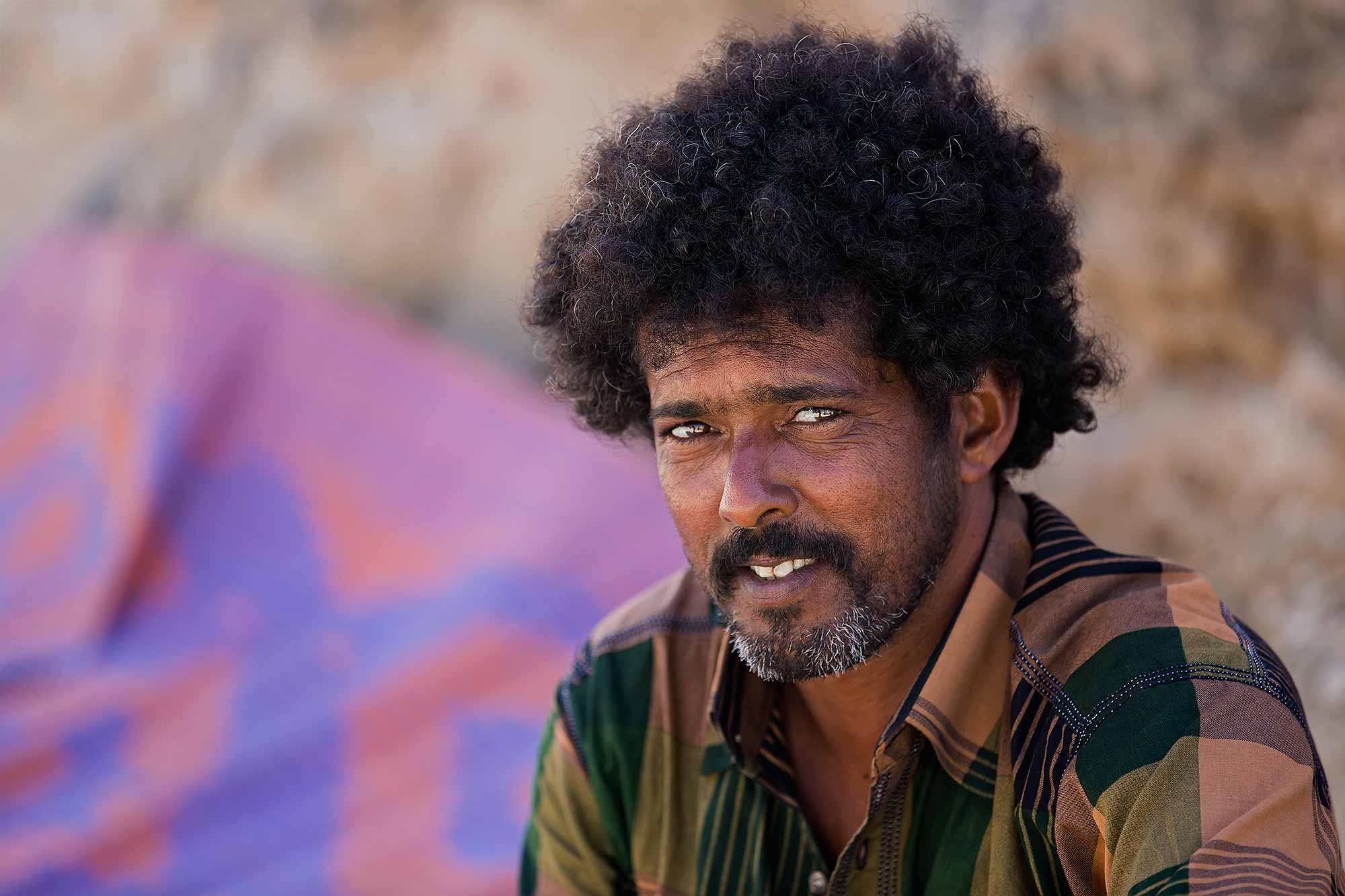 Portrait of a fisherman west of Salalah. © Ulli Maier & Nisa Maier