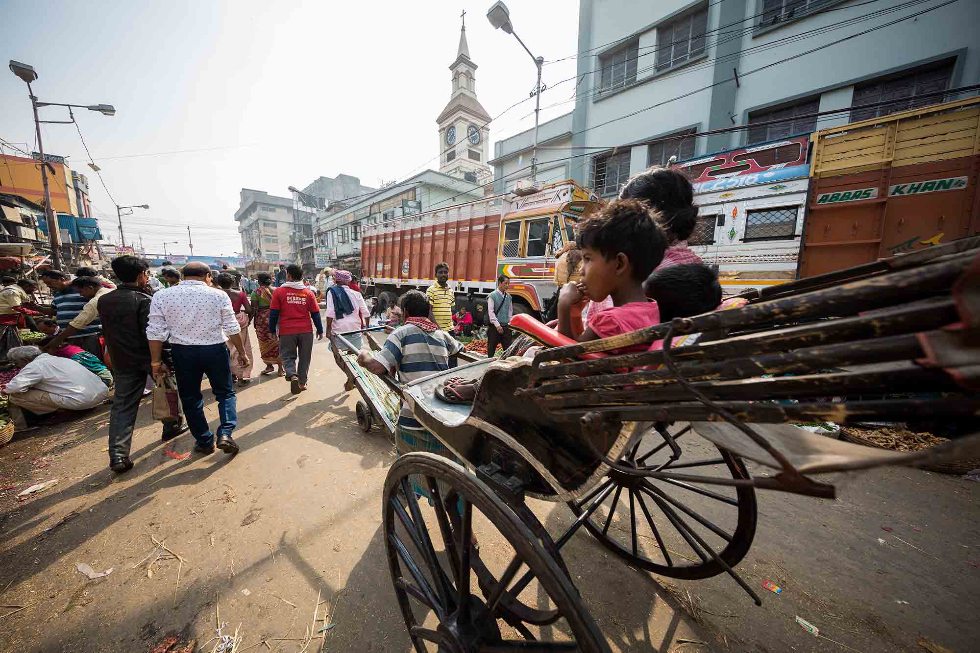 Koley-Market-rickshaw-kolkata-india